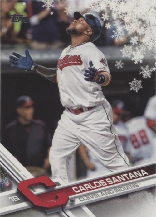 2017 Topps Holiday - Carlos Santana #HMW197 - 1 of 1