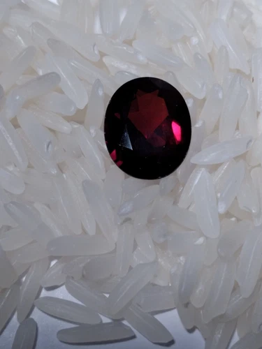 Natural Genuine Garnet Stone! 11x9 mm Oval Faceted Cut Stone AAA Grade 3.6 Ct.