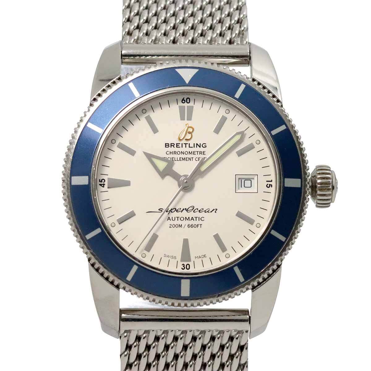 BREITLING SuperOcean Heritage 42 A17321 Date White Dial Mens Watch