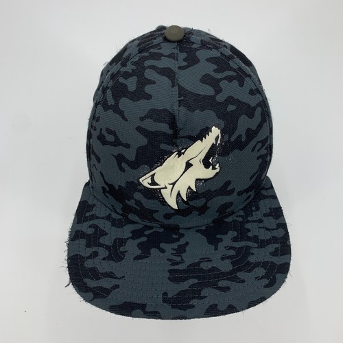 Arizona Coyotes Fanatics Hat Mens Snapback Adjustable Black Camo NHL Hockey Cap - Picture 3 of 10