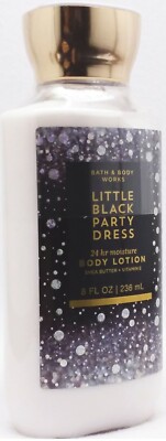 1 Bath Body Works LITTLE BLACK PARTY DRESS 24 Hr Moisture Lotion / Hand  Cream