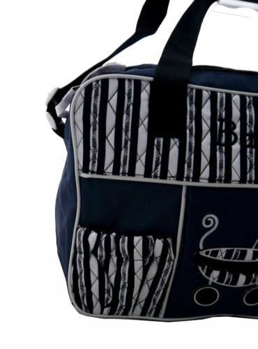 TRENDY MUMMY HANDBAG SHOULDER BABY NAPPY BAG DIAPER WITH CHANGE MAT HW193 - Picture 5 of 14