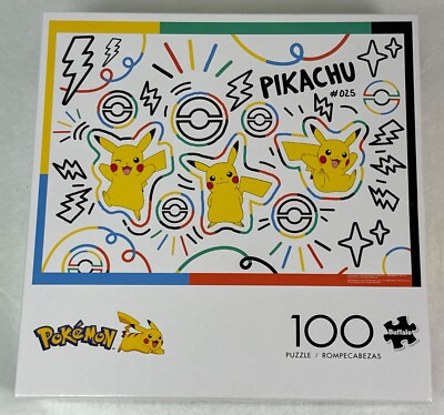 Pokemon Pikachu Art Pokemon 100 Piece Jigsaw Puzzle New Sealed