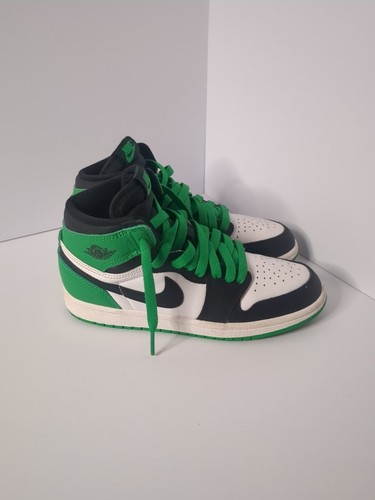 Size 3Y - Air Jordan 1 Retro OG High Lucky Green - Picture 3 of 7