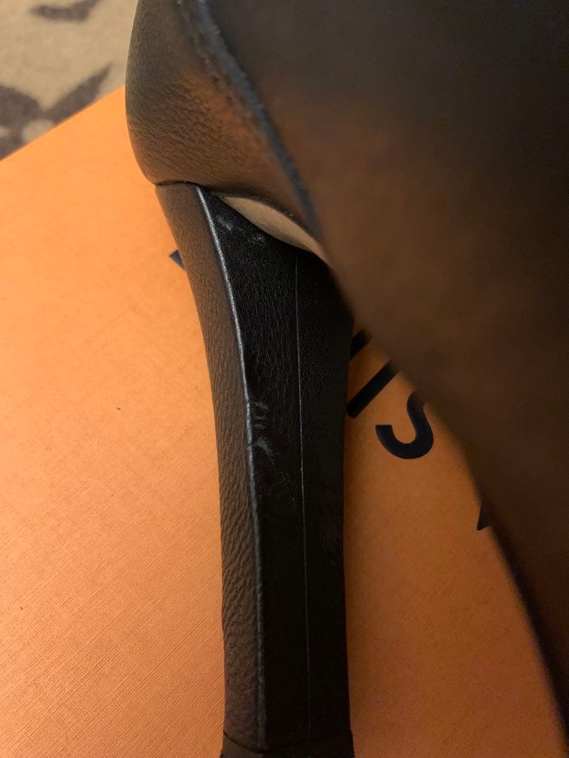 GUCCI Boots Heel Long Leather Black EU36/US6 116444c thumbnail 11