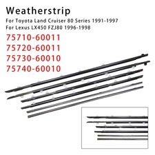 6pcs Door Belt Molding For Toyota Land Cruiser 80 Series 1991-1997 1995 6pcs Door Belt Molding For Toyota Land Cruiser 80 Series 1991-1997 1995
