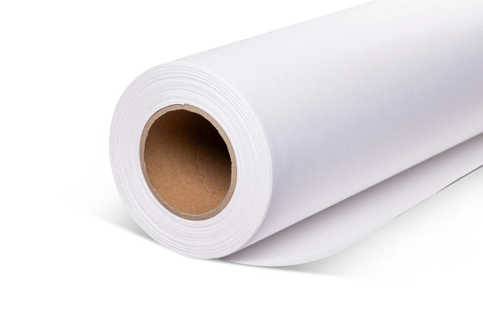 Matte Poly-Cotton Canvas Aqueous Inkjet Universal Museum Fabric Roll 2:1 Weave - Image 2 of 4