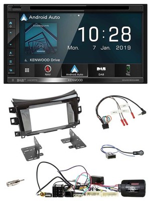 Kenwood DAB TMC USB 2DIN Lenkrad Bluetooth Navigation für Nissan Navarra 16-22 D