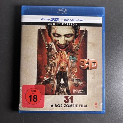 31 A Rob Zombie Film Uncut Edition 3D + 2D -Version FSK18 Blu-ray