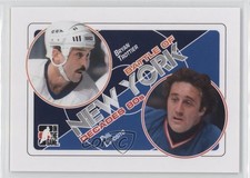 2010 ITG Decades 1980s Battle of New York Bryan Trottier Phil Esposito HOF 2d8