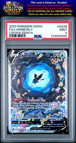 Lumineon V graded PSA 9 for sale on eBay