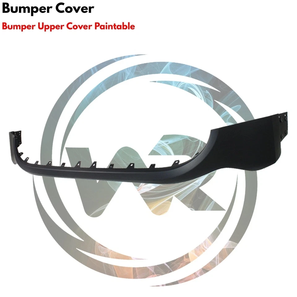 Front Bumper Cover Primed Plastic & Fog Lights Kit For 2015-2018 Jeep Renegade Foto 4 de 4