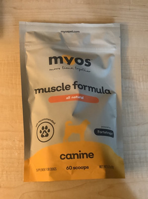 MYOS Canine Muscle Formula - All-Natural 180g 60 scoops exp 10/2028 New Sealed
