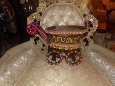 The Candyman Wagon Doll Display