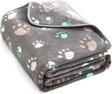 350 Gsm-Super Soft and Premium Fuzzy Flannel Fleece Pet Dog Blanket, the Cute Pr