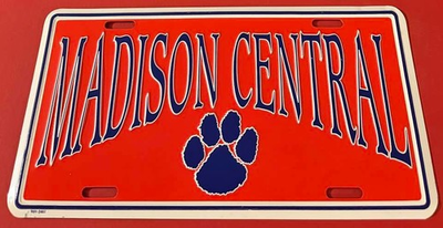 #ad Madison Central High School Jaguars Booster License Plate Mississippi $59.99