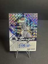 2022 Panini Mosaic Baseball Brent Rooker #SC-BR Scripts Autograph