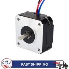 STEPPERONLINE Nema 17 0.9deg 15.6oz.in Stepper Motor 1.2A 42x21mm CNC 3D Printer