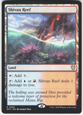 Shivan Reef 320 Commander: Outlaws of Thunder Junction Magic: The Gathering NM