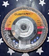 (10) 5” 3M Cubitron Flap Disc 5/8-11 967A 54184 80+ Grade/Grit - T29  10 Wheels