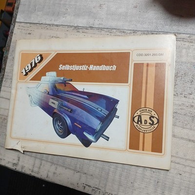 Interstate 1976 Selbstjustiz Handbuch Anleitung Only Selten PC-Spiel Vintage Rar