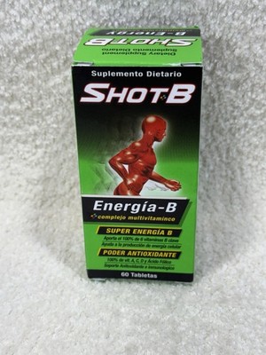 60 Count Super B Complex Multivitamin for Energy and Immune Support 07/2027