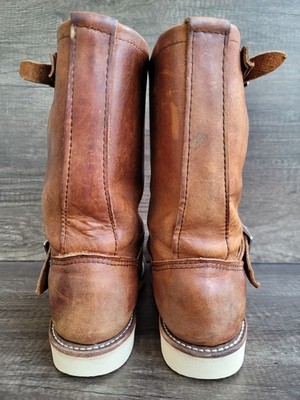 Redwing 2971 Engineer Brown leather Boots Sz 37.5 Men's US 5.5