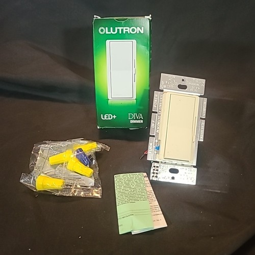 Lutron DVCL-153P-LA Diva LED+ Dimmer 120V Light Almond - Picture 3 of 4