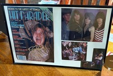 Ozzy Osbourne/ Autograph/ Vintage Photo/ Ozzy Collage/ Circa 1981/ Signature