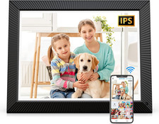 Large 16.2" Digital Photo Frame - WiFi, Touch Screen, 32GB, Gift for Parents