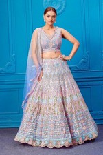 Party Wear Bridal Lehenga Choli Designer Lehnga Dress Indian Bollywood Designer
