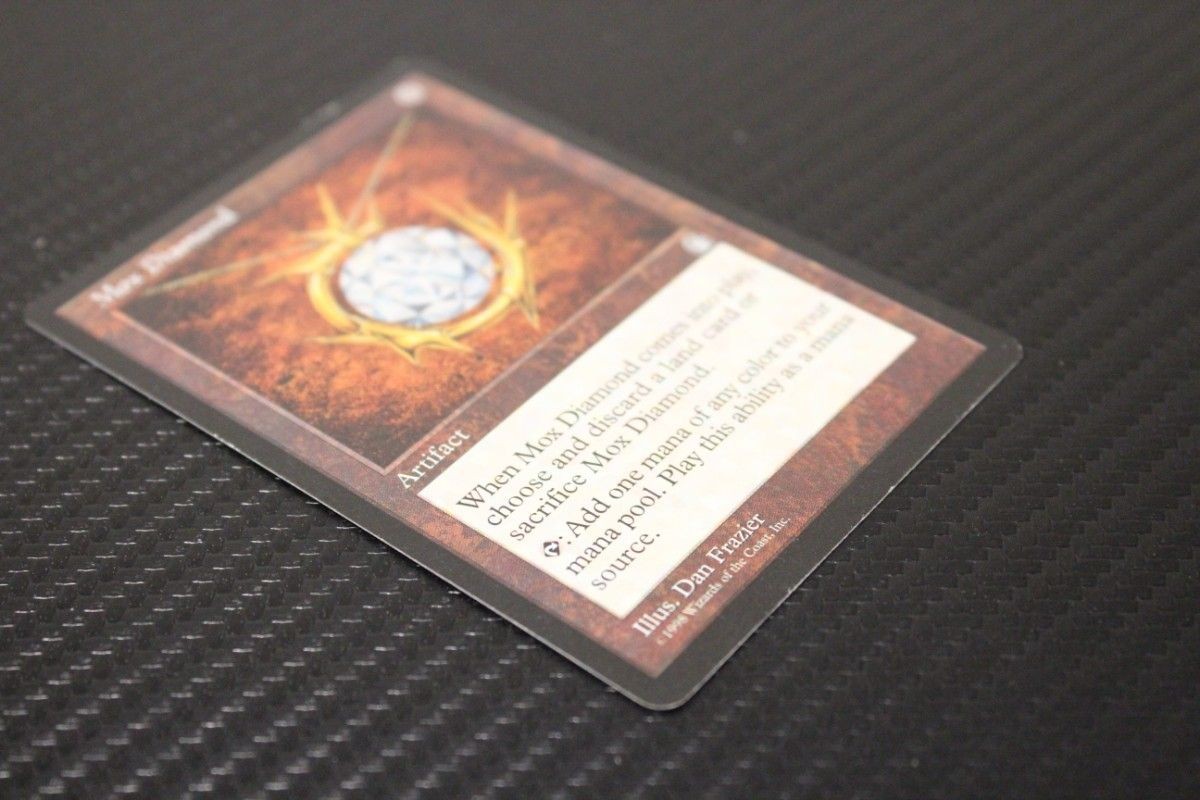 MTG Mox Diamond English Stronghold Ungraded Artifact Card White
