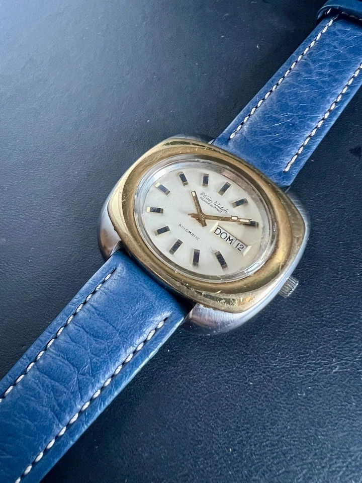 Philip Watch Cormoran Automatic Steel Oversize 70s - Image 4 of 4