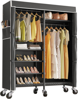 VIPEK R4C Portable Closet Rolling Clothes Rack Heavy Duty Adjustable Wardrobe Me