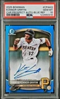 2025 Bowman - Chrome Prospect Autographs Konnor Griffin #CPA-KG Blue Ref  PSA10
