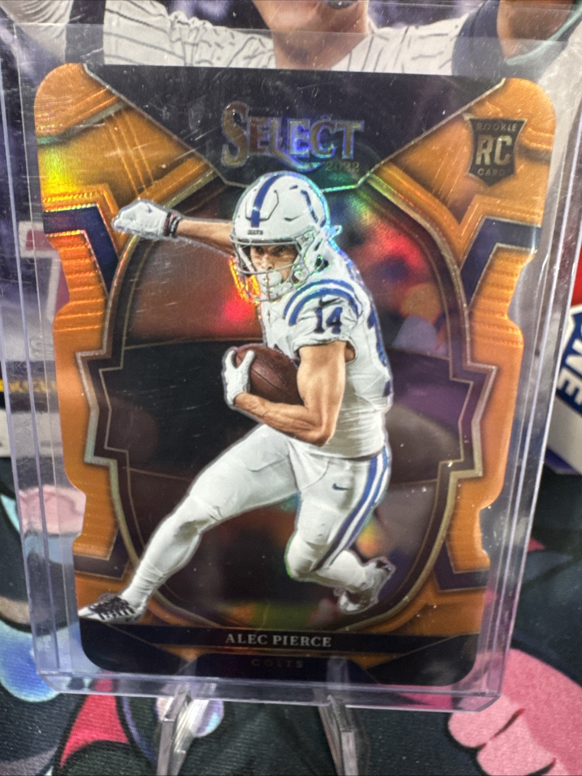 2022 Panini Select - Concourse Alec Pierce #45 Orange Prizm Die-Cut /199 (RC)