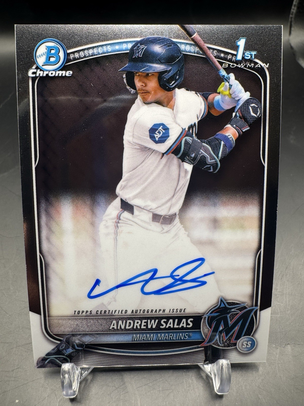 Andrew Salas - Bowman 1st Auto - 2025 Bowman Chrome #CPA-AS