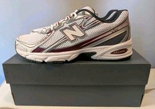 New Balance 740v2 Mens Sz 10 Womens Sz 11.5 Mercury Red/ Castlerock Shoes w/Box