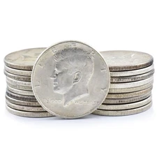 Kennedy Half Dollar 40 % Silver 1965 1966 1967 1968 1969 50c Coin 1 Coin Lot