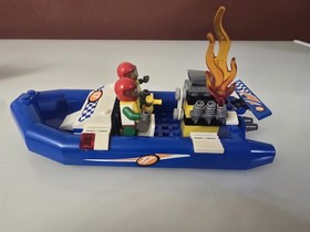 LEGO City: Fire Boat (60005) 100% Complete W/ Minifigures & Instruction Manuals