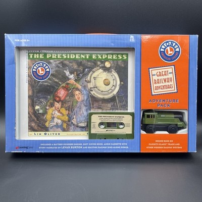 Lionel Great Railway Adventures The President Pack w Engine Cassette & Book READ