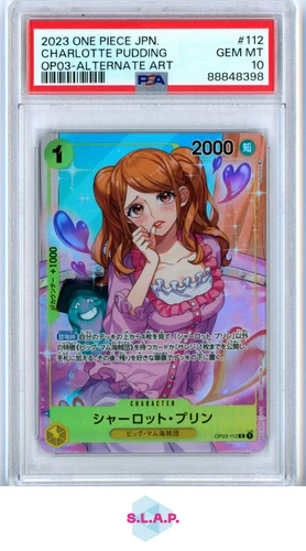 CHARLOTTE PUDDING ONE PIECE OP03-112 2023 PILLARS OF STRENGTH RARE JAP PSA 10