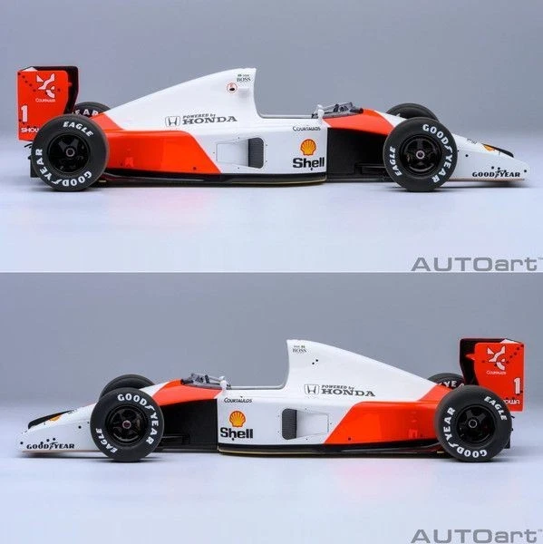 AUTOart 1/18 McLaren Honda Ayrton Senna MP4/6 Japan GP 1991 F1 Car NUOVO - Immagine 3 di 4