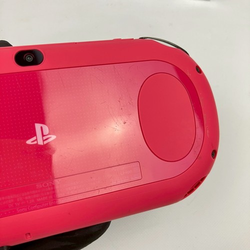 PS Vita PCH-2000 Pink Black Console Only A Rank Sony PlayStation 1Day Ship 0446 - Picture 9 of 19