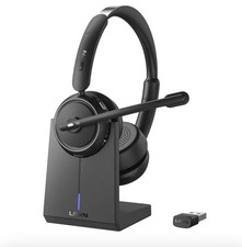Wireless Headset with Mic for Work