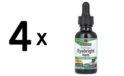 4 x Natures Answer Eyebright Herb - 30 ml. (457,92 EUR/L)