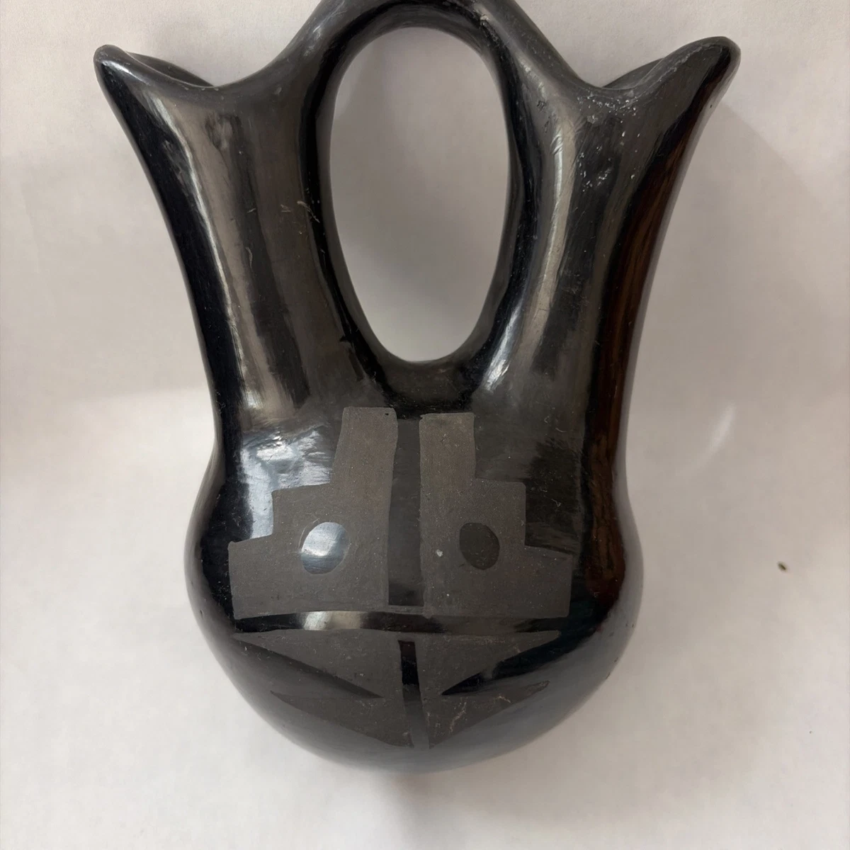 希少品！ネイティブ　サンタクララ黒壷　プエブロアメリカアンティーク　インディアン Santa Clara Pottery for sale | eBay