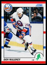 Don Maloney, 1990-91 Score American, #303, New York Islanders,