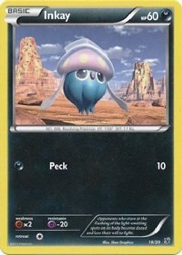 Inkay [KSS - 18/39] Common NM Kalos Starter Set