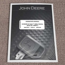 JOHN DEERE XUV825M S4 GATOR Utility Vehicle Owners Operators Manual OMUC26678 #2